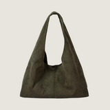 Green bag on a white background